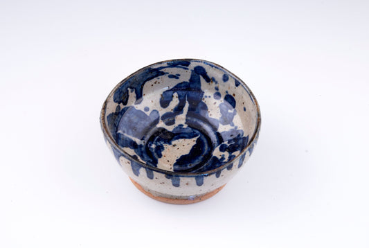 Cobalt Drip Bowl