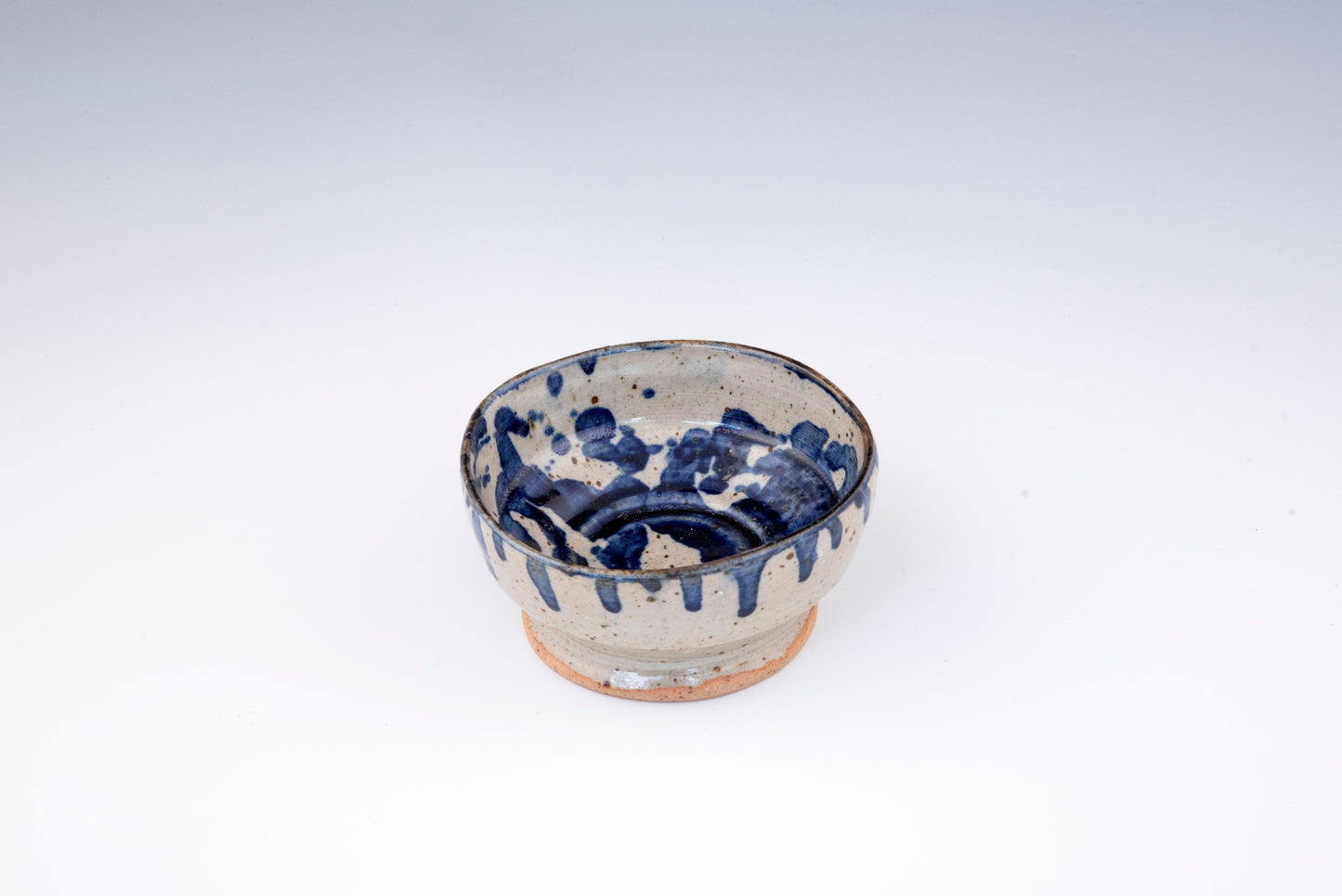 Cobalt Drip Bowl